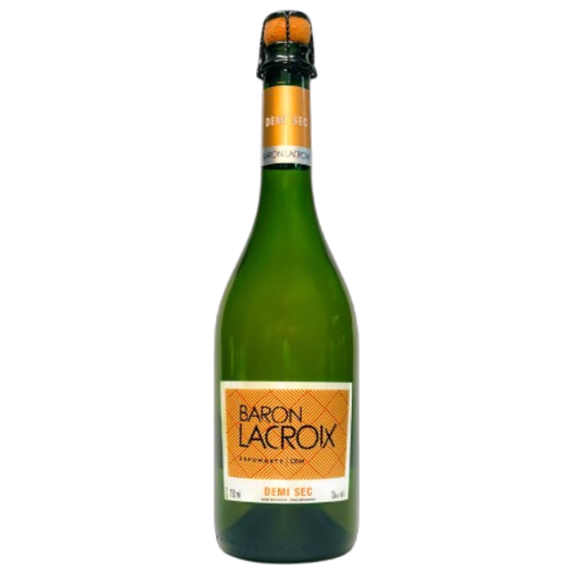 Espumante Branco Chileno Demi Sec Baron Lacroix Dourado